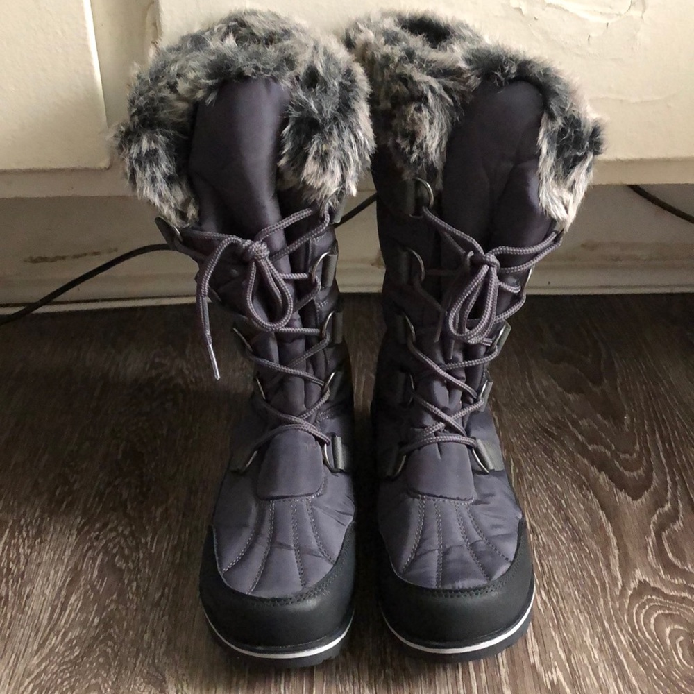 Warm and fuzzy Athletech boots
